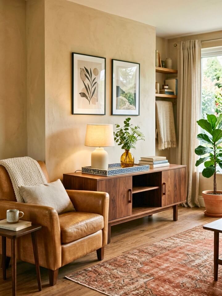 add personality with patterned accent pieces