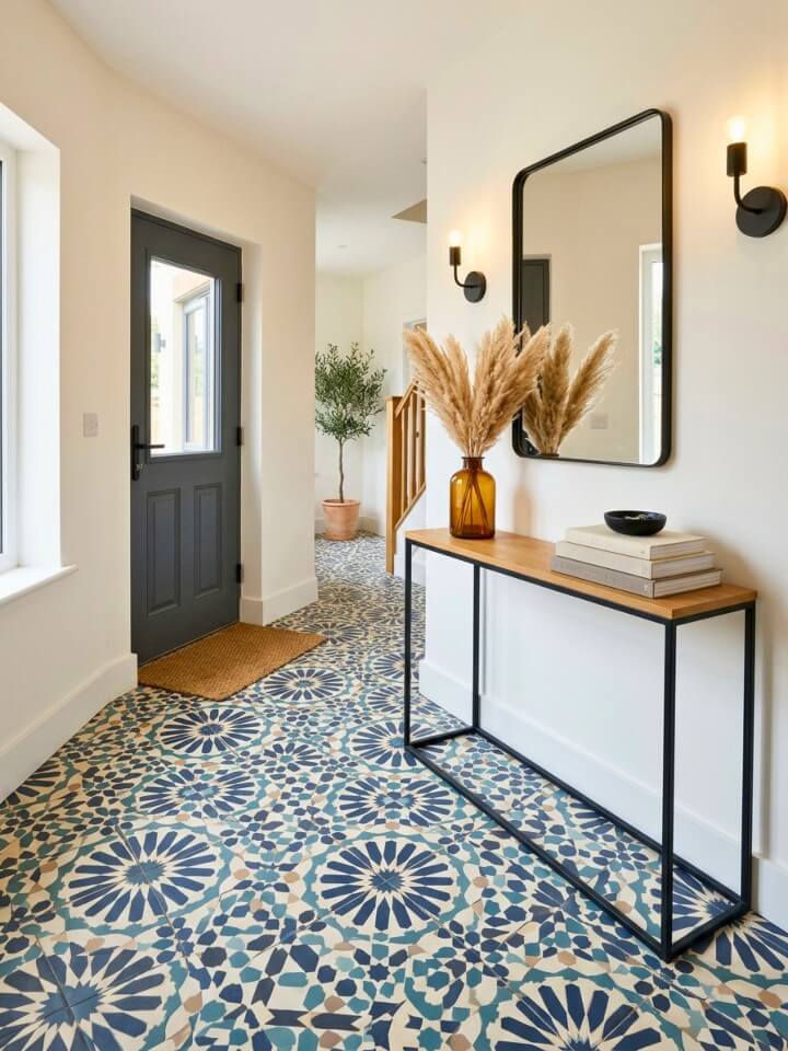 bold patterned tile ideas with personality