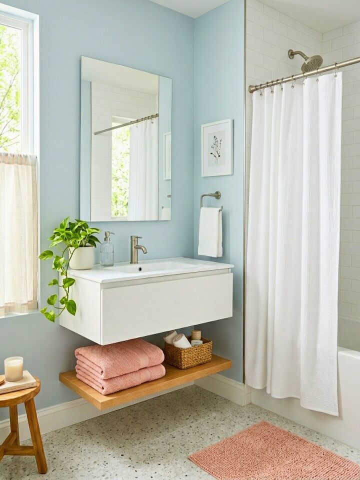 bring spring style into your bathroom