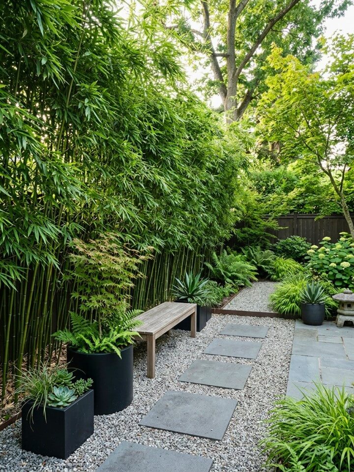 clumping bamboo privacy screen