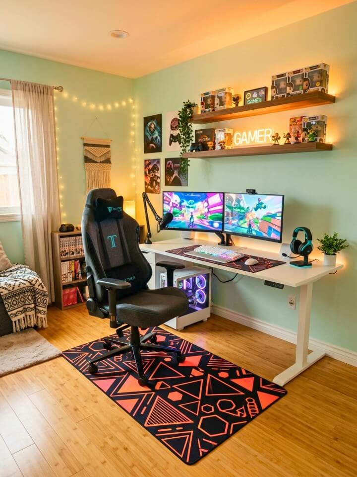 custom chair mats to protect floors and elevate style