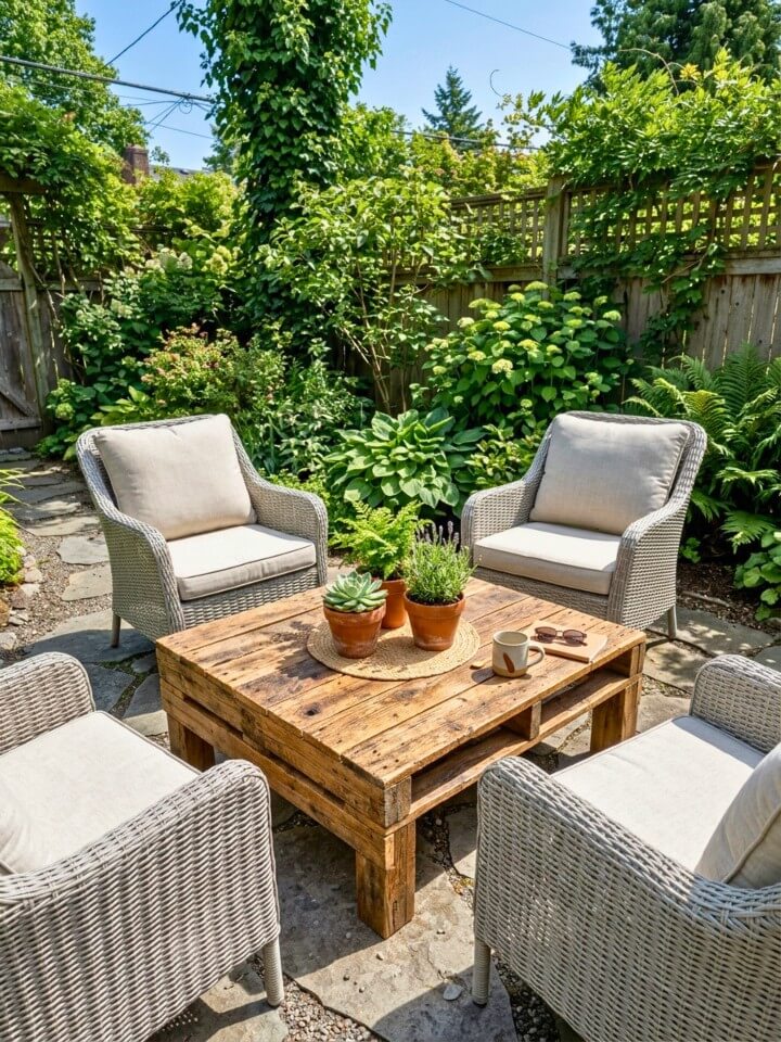 diy pallet coffee table for budget friendly spaces