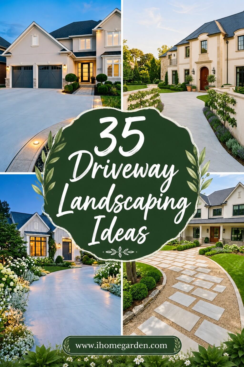 driveway landscaping design ideas