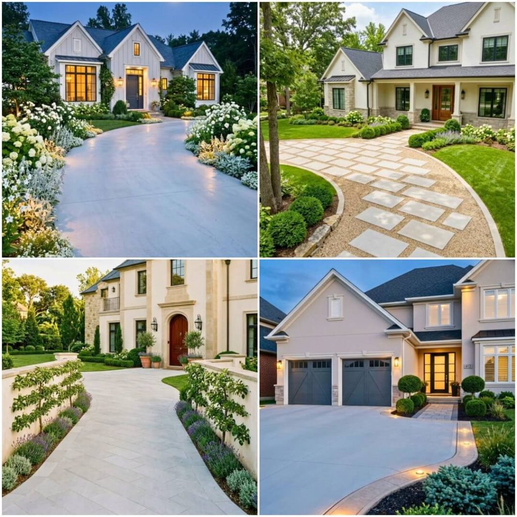 driveway landscaping ideas