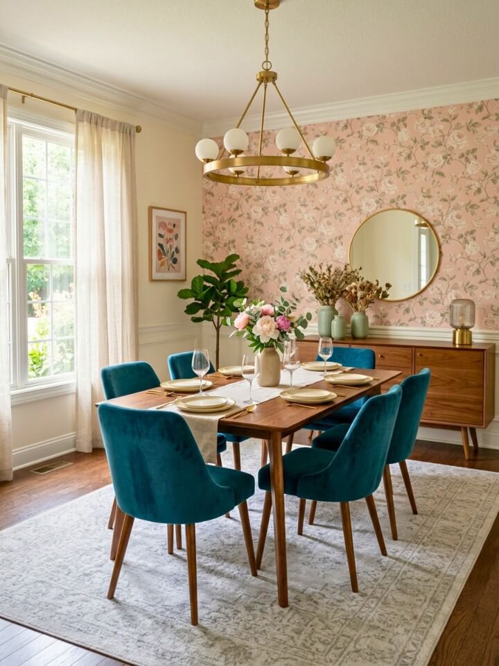 elegant floral wallpaper to refresh your space