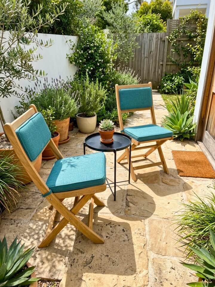 foldable wooden chairs for a backyard patio on a budget