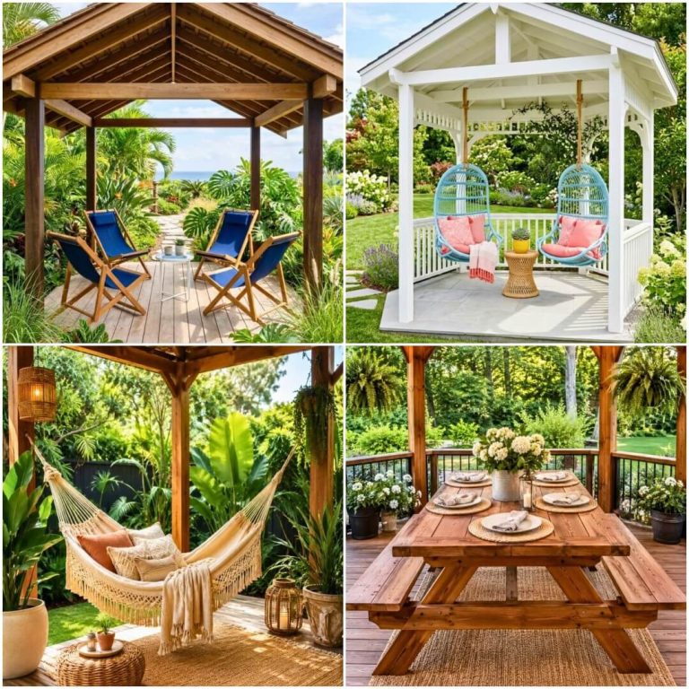 gazebo furniture design ideas