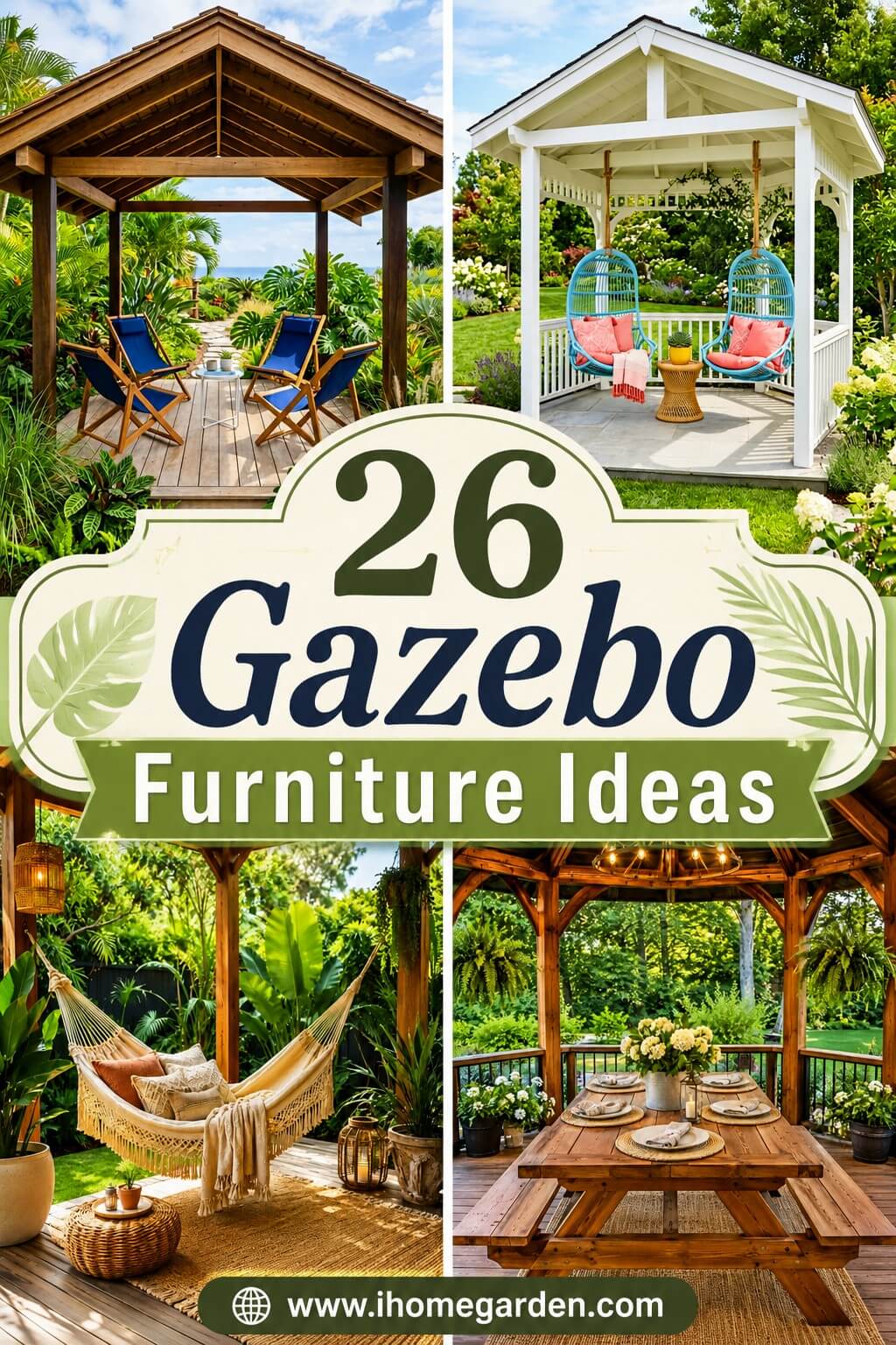 gazebo furniture ideas