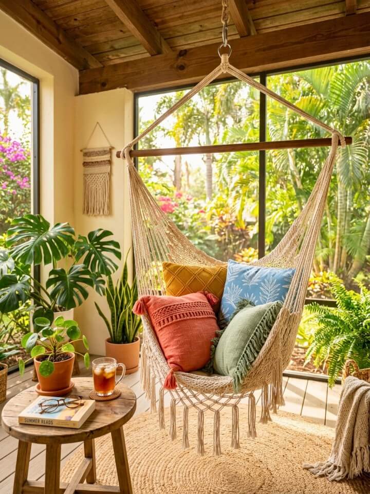hammock chair ideas for a relaxed summer corner