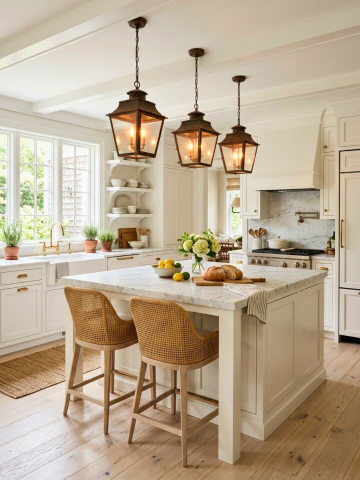 lantern pendant lights with new england character