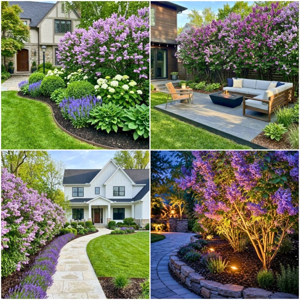 lilac bush landscaping ideas