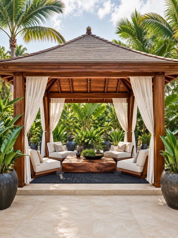 low coffee tables styling for covered patio