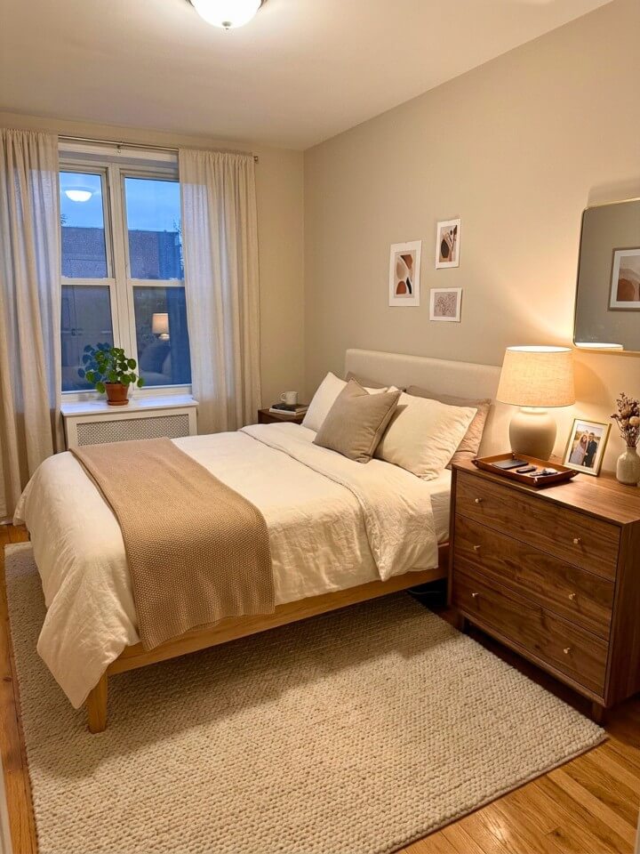 low dresser that doubles as a side table