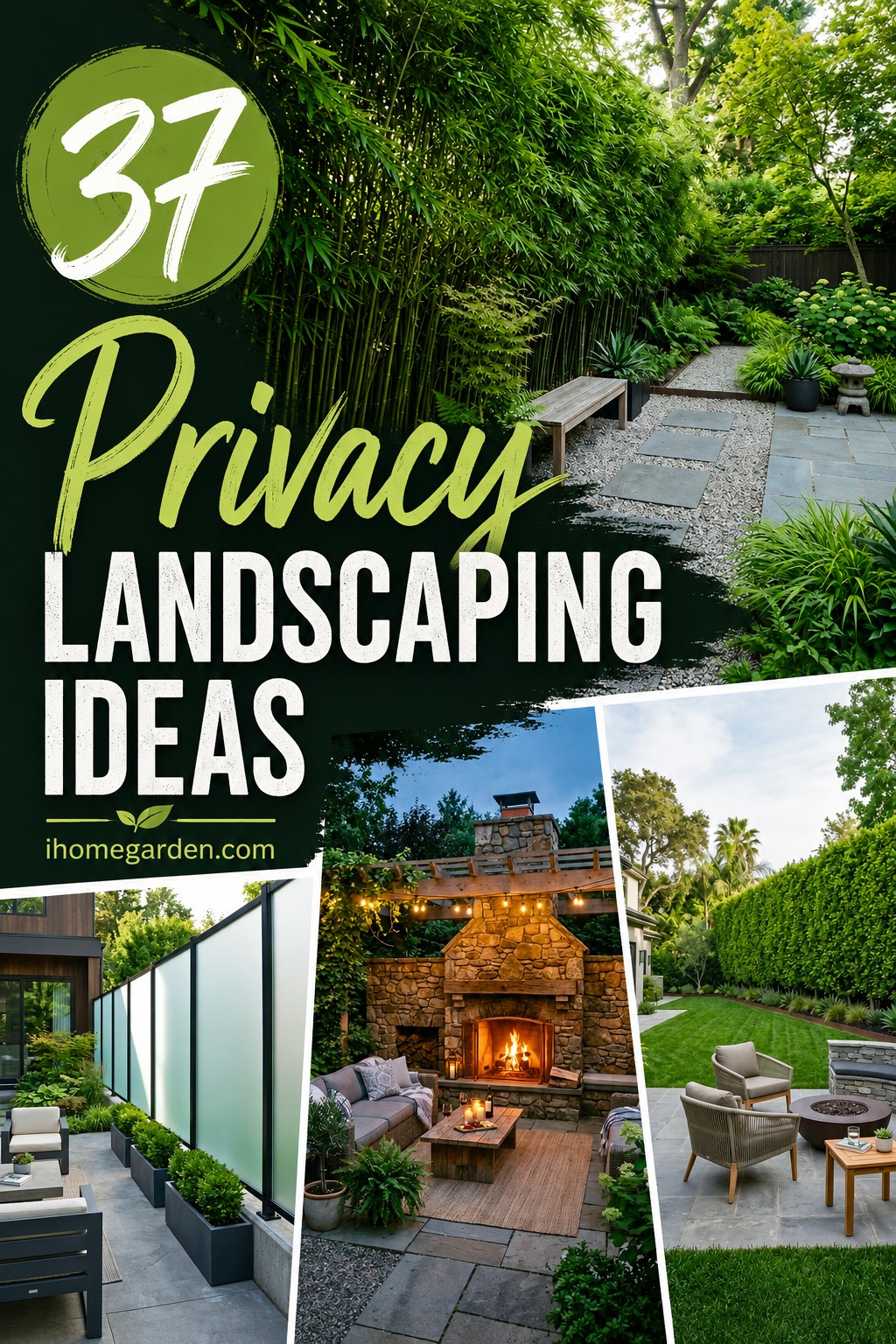 privacy landscaping ideas to copy ASAP