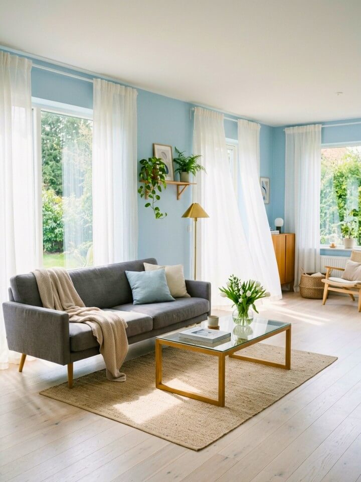 refresh your space with light and airy curtains