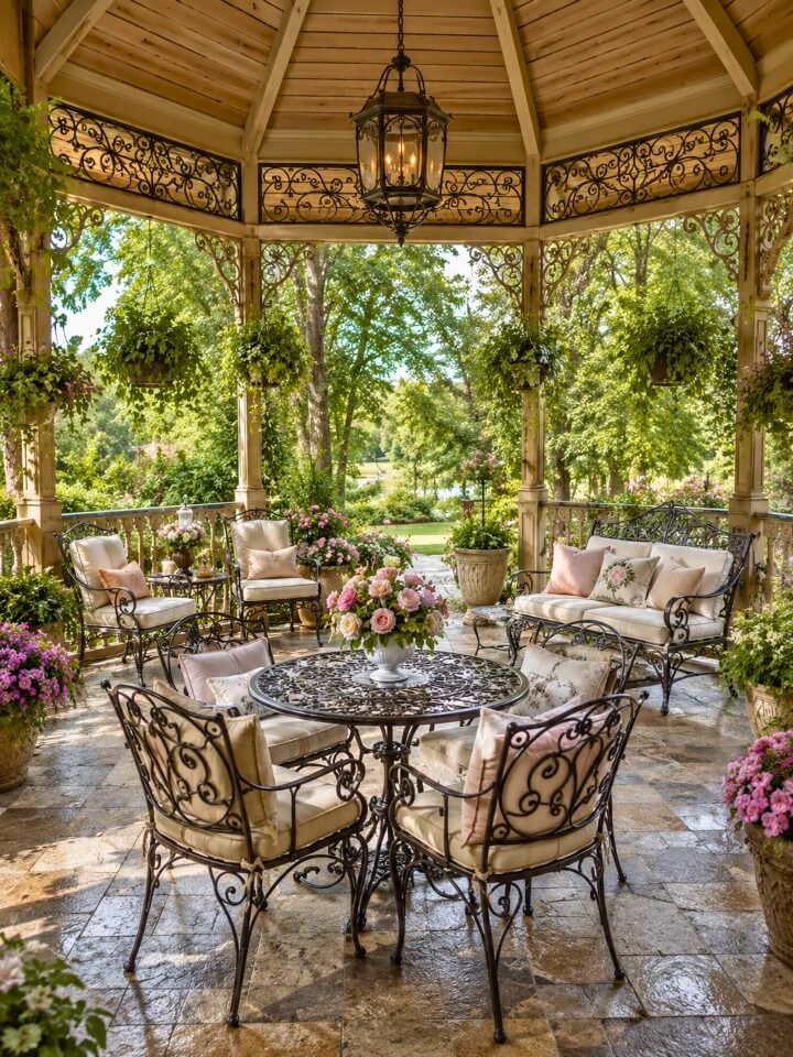 round conversation tables for social gathering