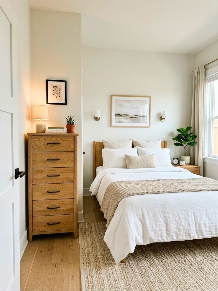 slim tall dresser for tight corners