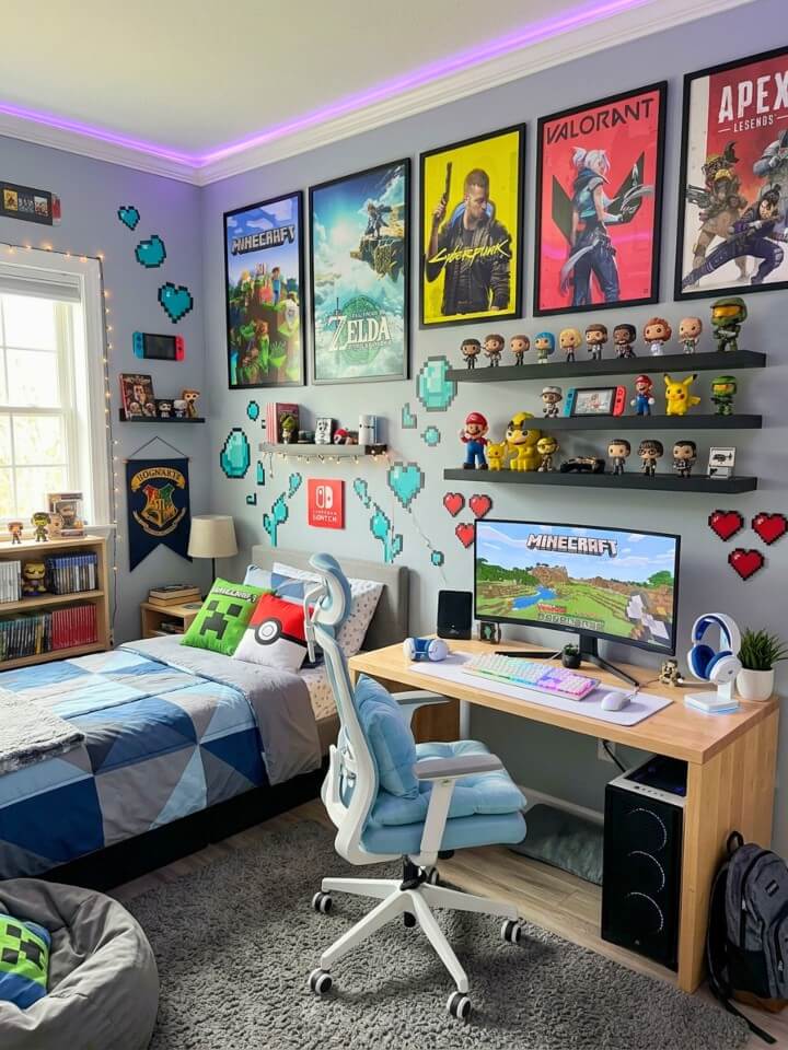 themed wall art & posters to transform your gaming space
