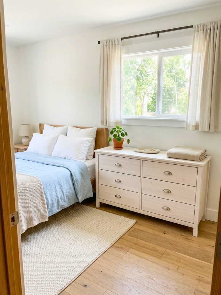 under window dresser for smart storage