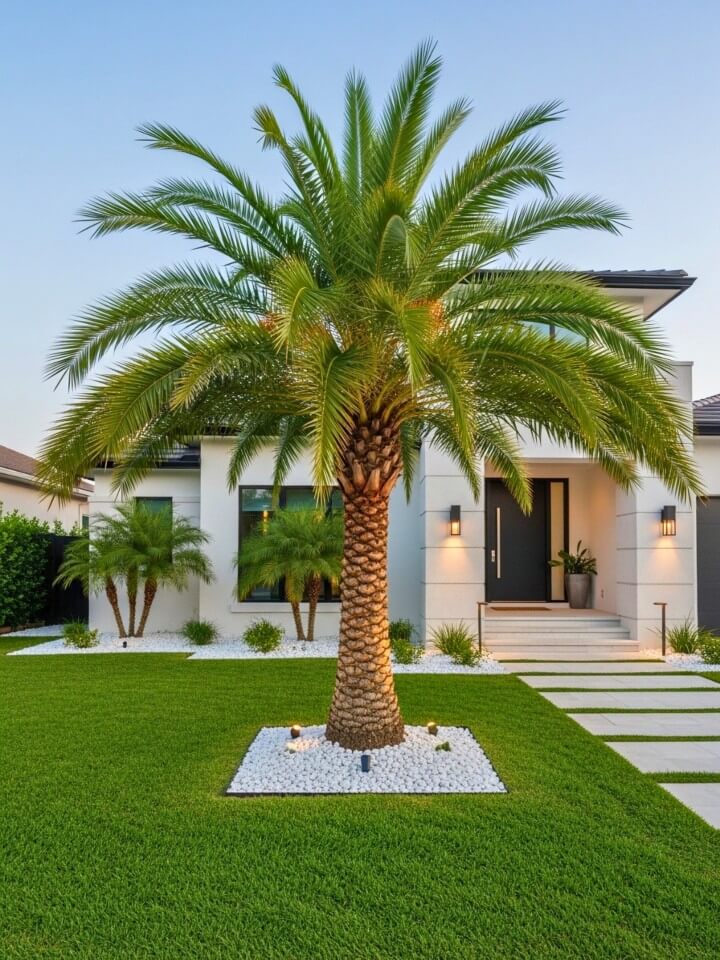 Focal Point Palm for Modern Front Yards