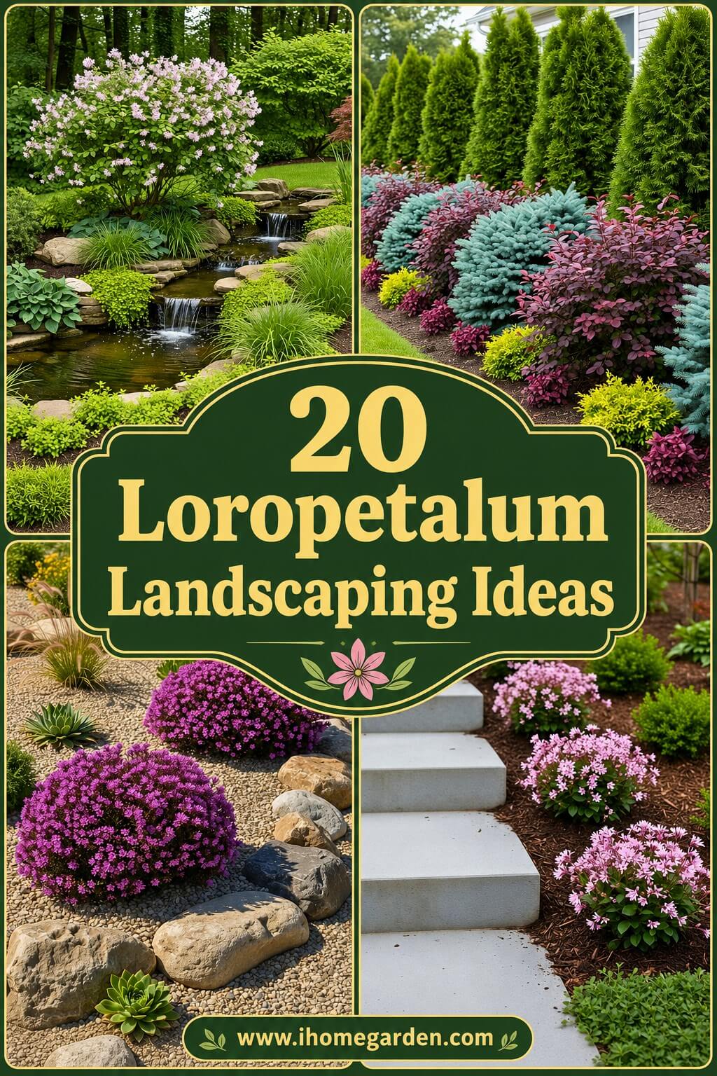 alluring loropetalum landscaping ideas