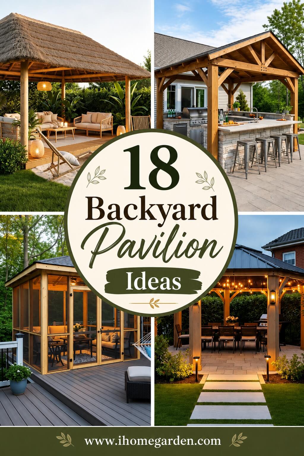 backyard pavilion ideas and layouts