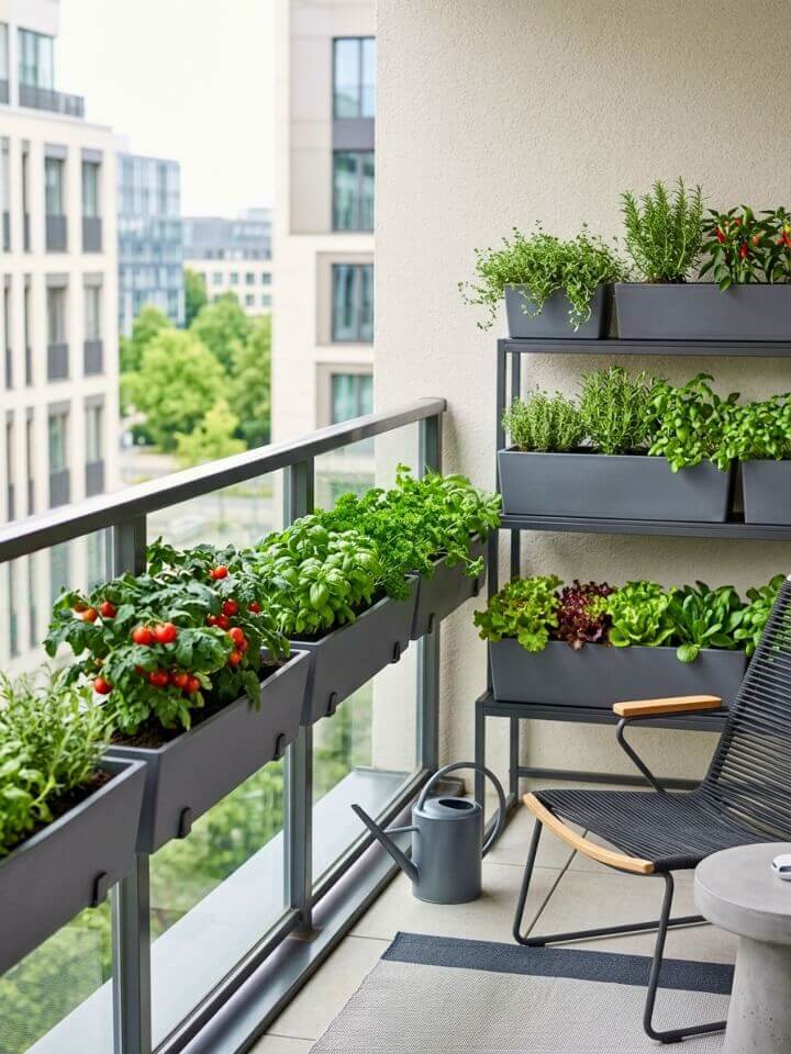 balcony window box garden