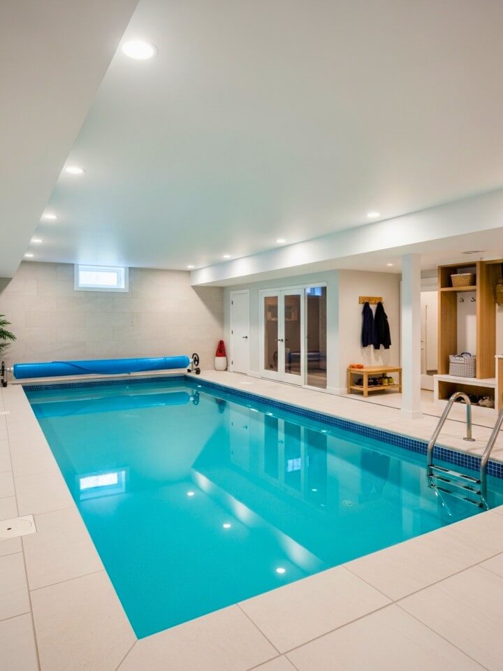 basement pool ideas for private spaces