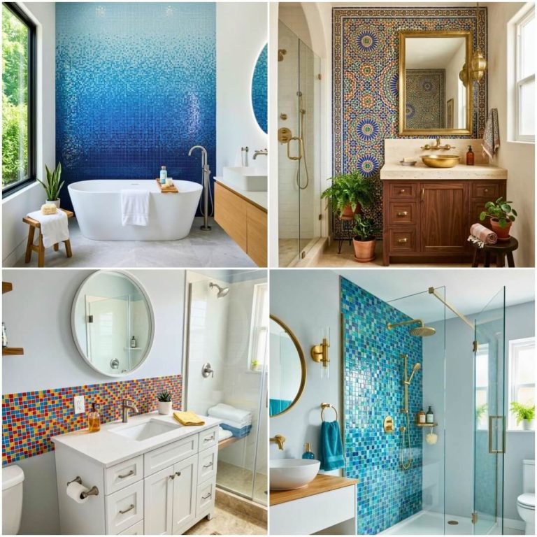 bathroom mosaic tile ideas