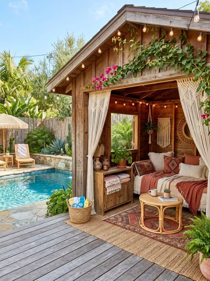 boho lounge cabana