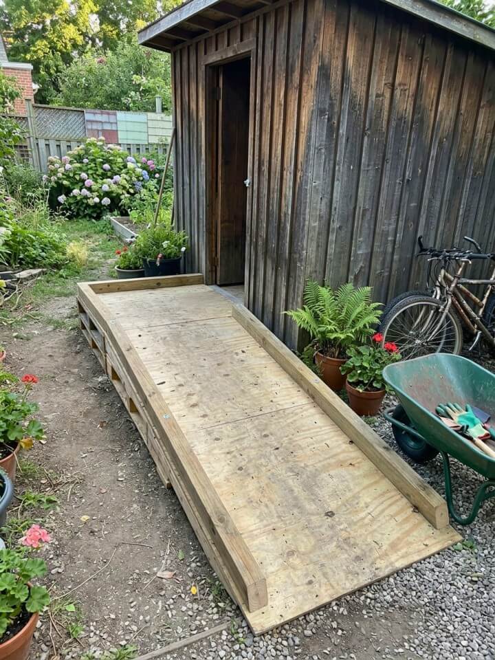 budget pallet shed ramp