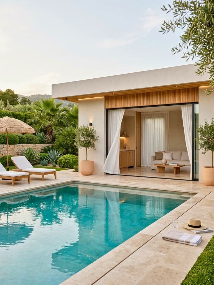 cabana or poolhouse