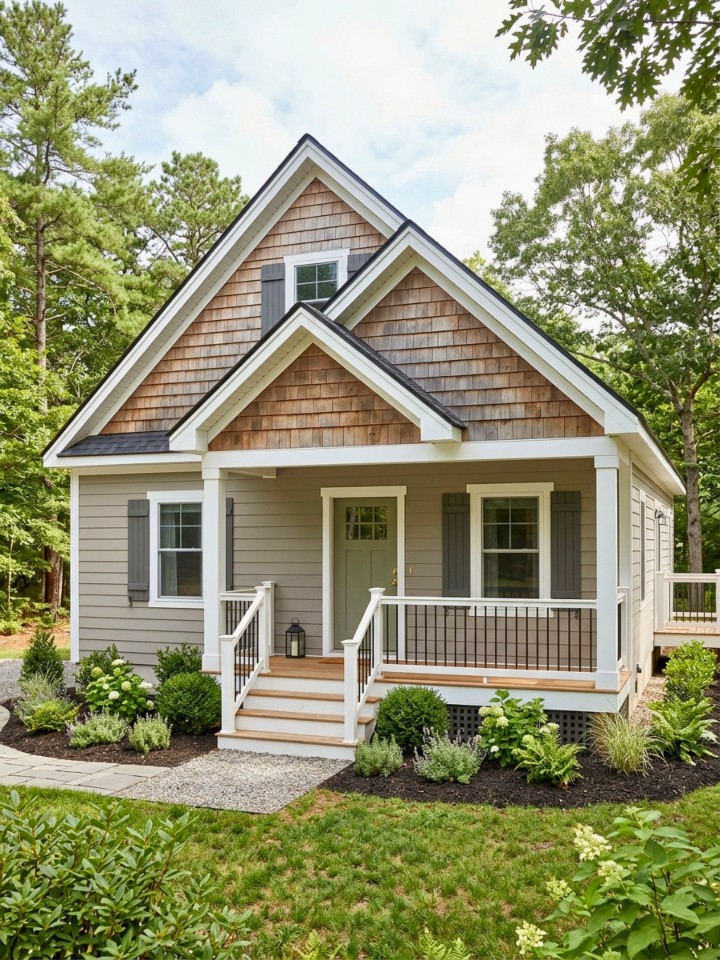cedar shake accent siding ideas for natural home texture for mobile home