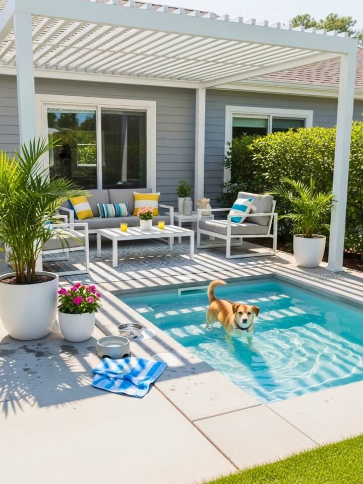 compact patio plunge spot for hot days