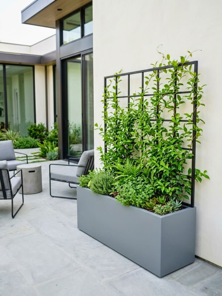 convertible seasonal trellis garden box flexible planter setup