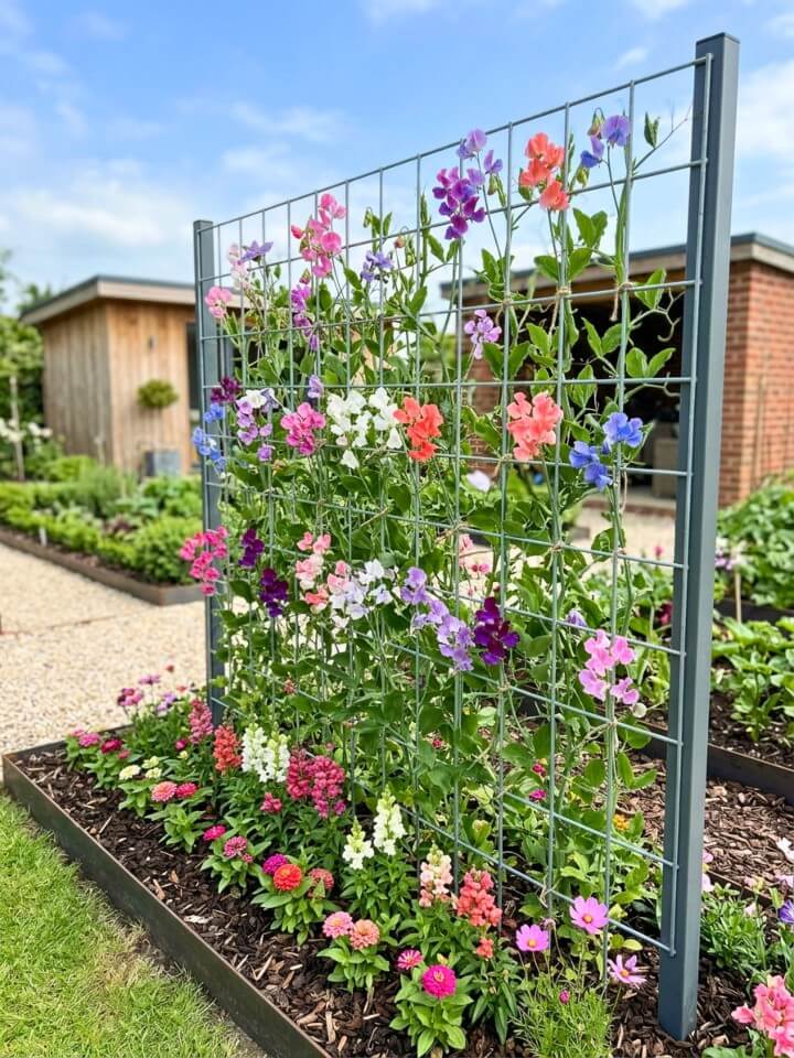cut flower vertical garden wall