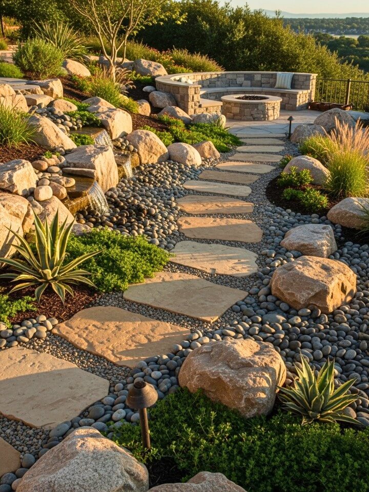 decomposed granite pathway for durable garden walkways