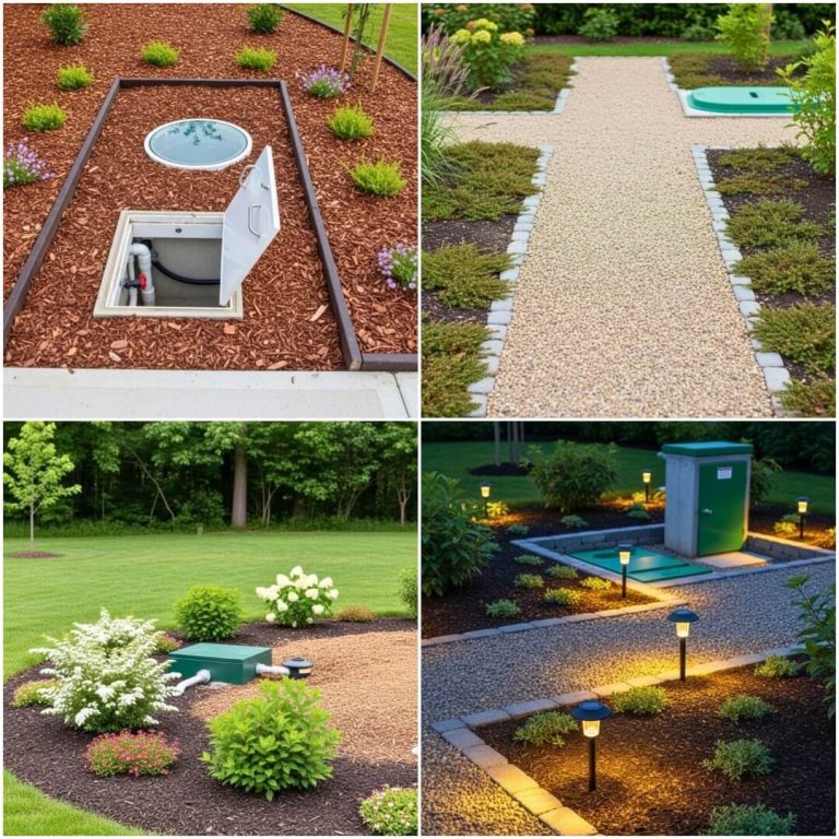 engaging septic tank landscaping ideas