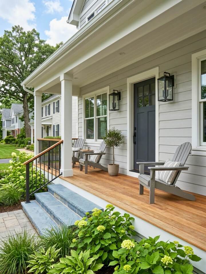 fiber cement porch siding options