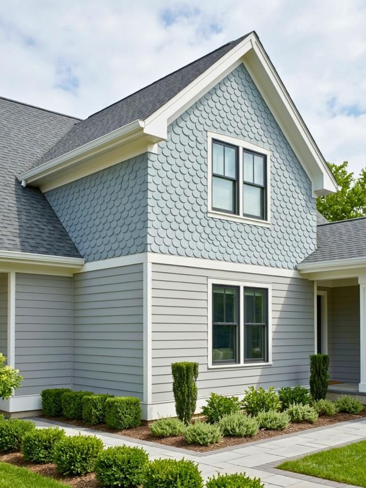 fish scale scalloped siding fiber cement