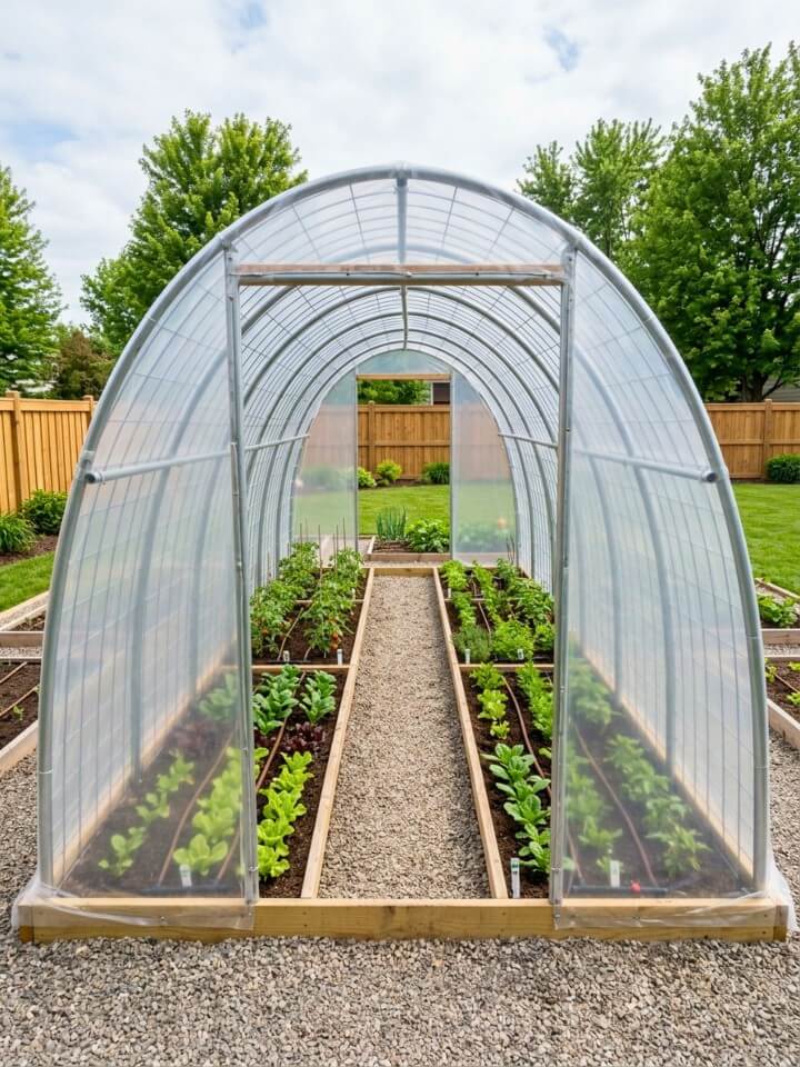greenhouse hoop house frame garden