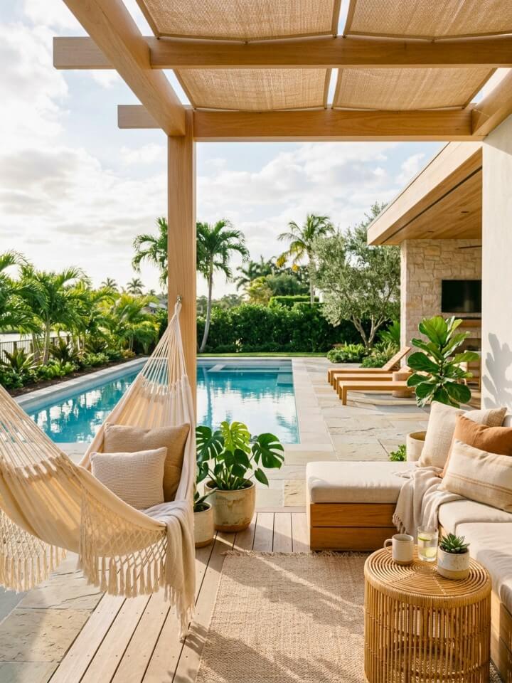 hammocks and relaxation nooks