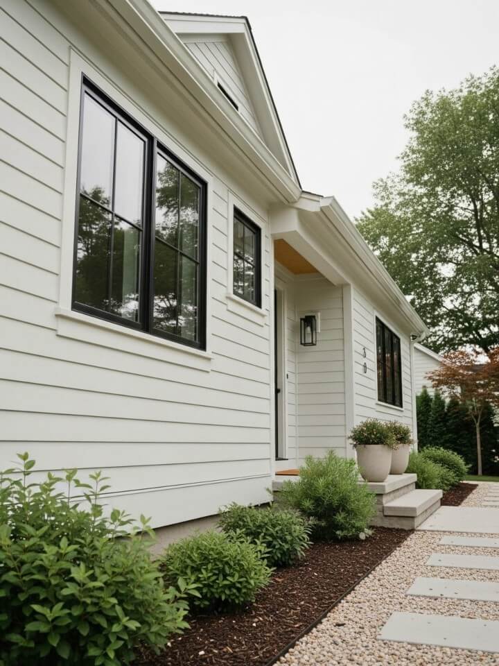 horizontal lap siding for small house exteriors