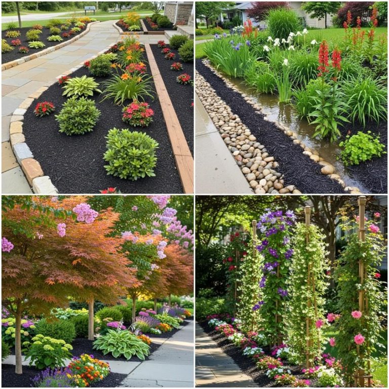 lovely sidewalk landscaping ideas