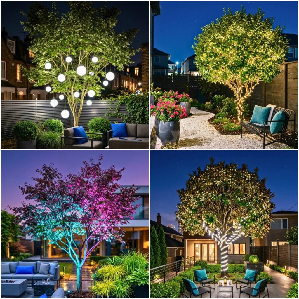 outdoor tree lighting ideas and inspiration