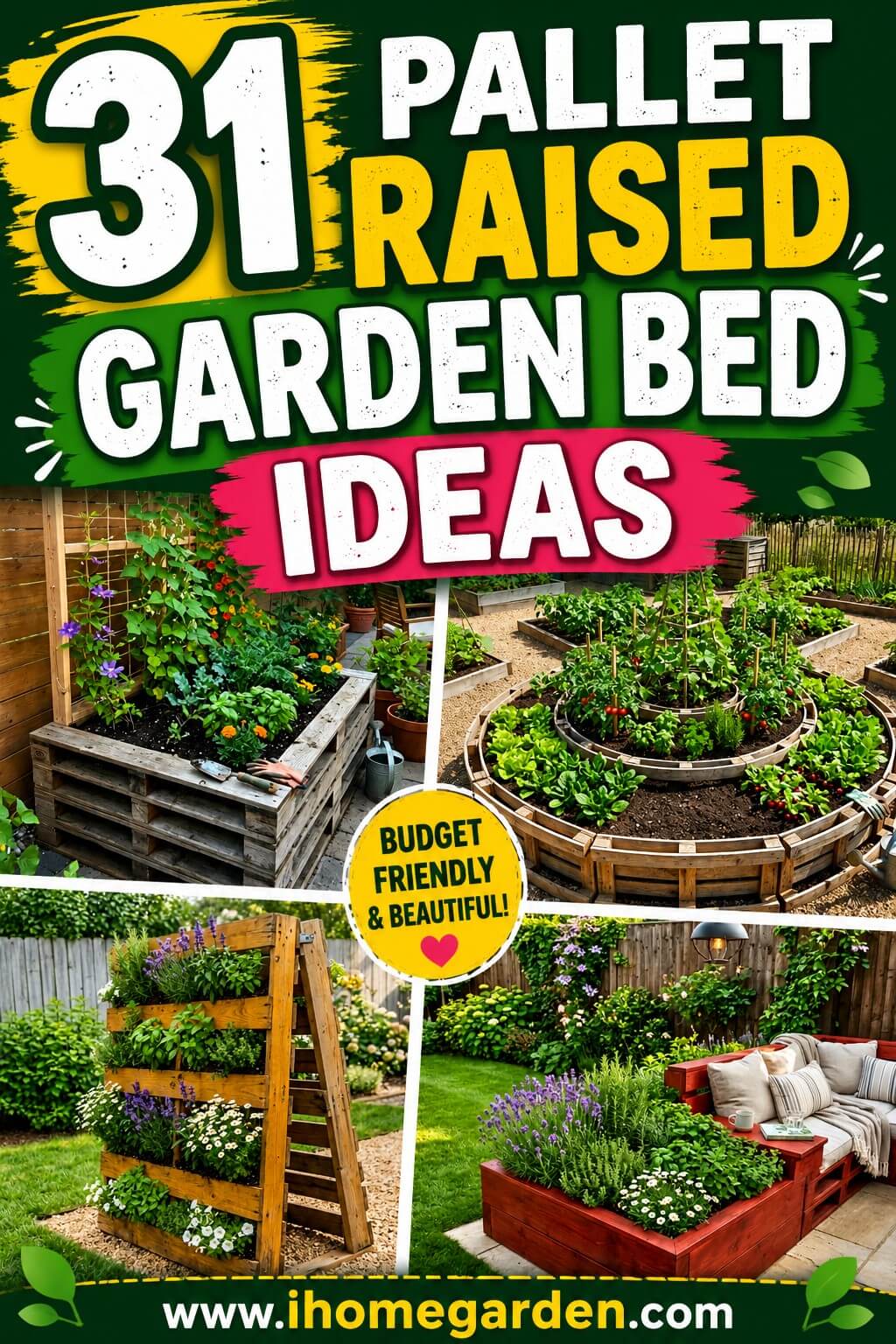 pallet raised garden bed ideas