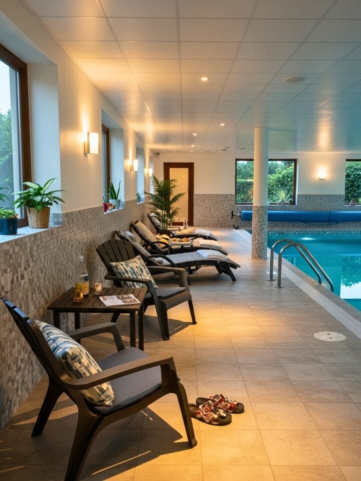 pool design with lounge area