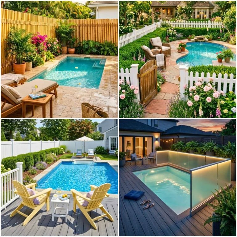 pool fence ideas