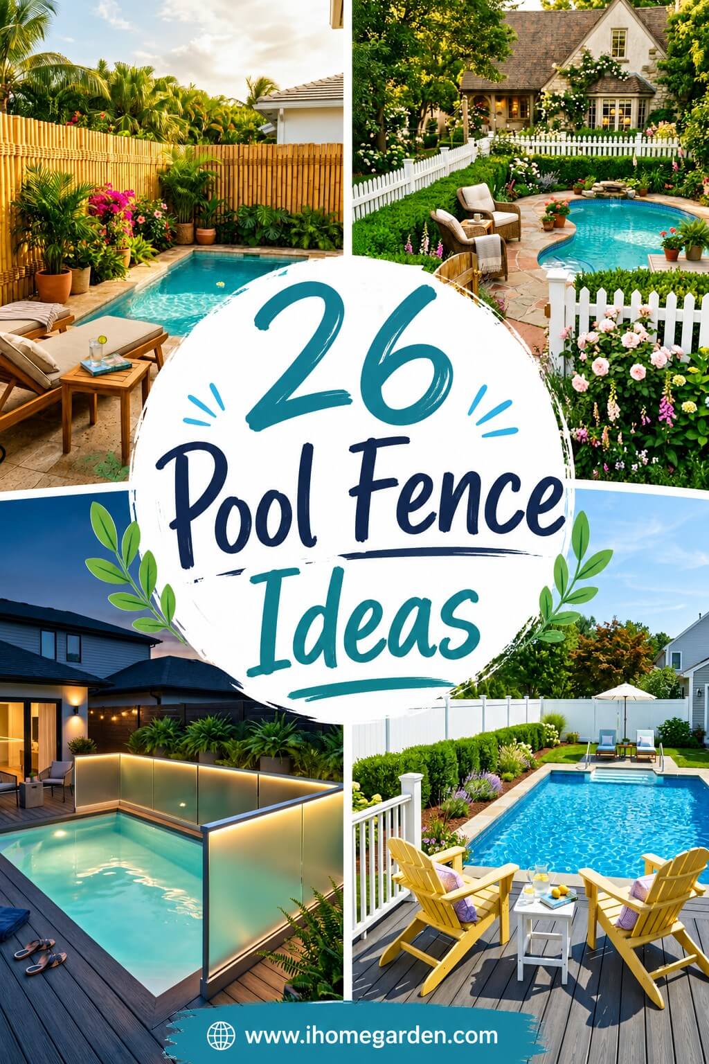 pool fence ideas and designs