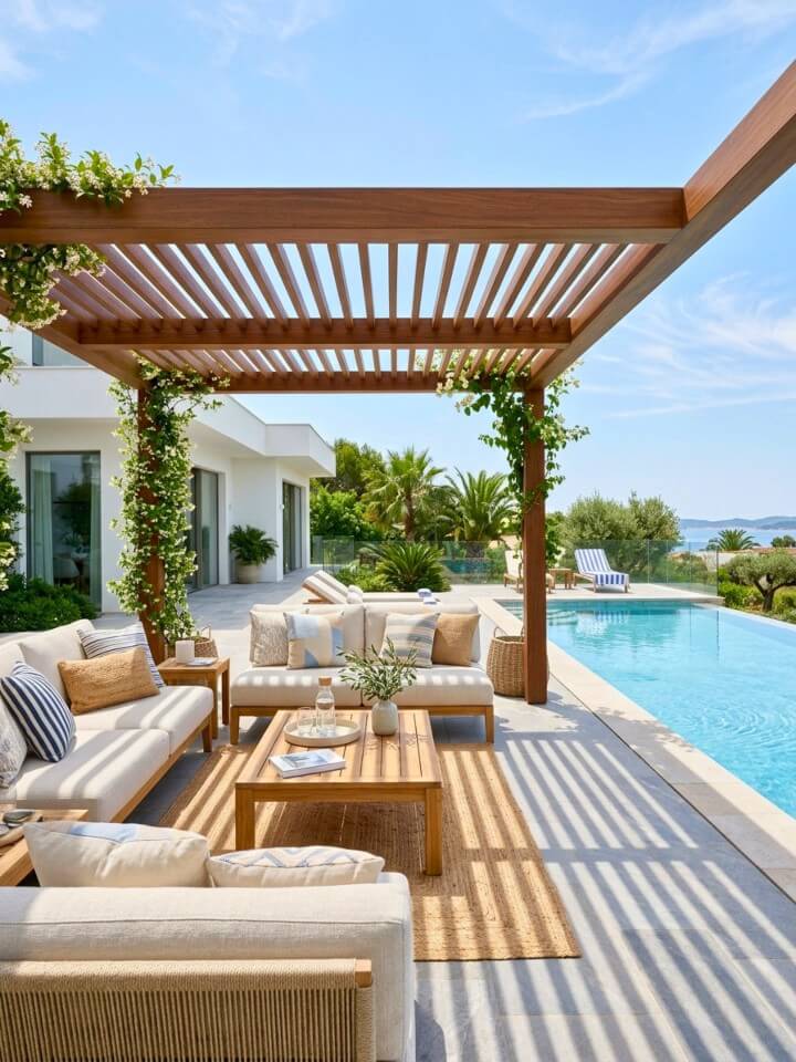 pool patio pergola or shade structure